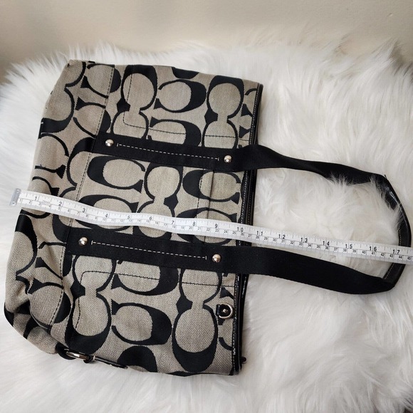 Coach Kyra Signature Tote Purse Shoulder Bag Handbag A1281-F18855 - Picture 8 of 10